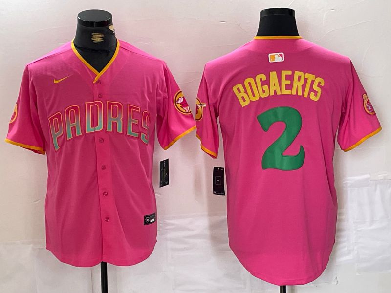 Men San Diego Padres #2 Bogaerts Pink Jointly 2024 Nike MLB Jersey style 11
